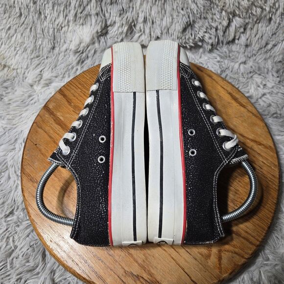 Skechers Somethin’ Else Womens Size 8.5 Y2K Red/White Glitter Gem Platform Shoes - Picture 2 of 11